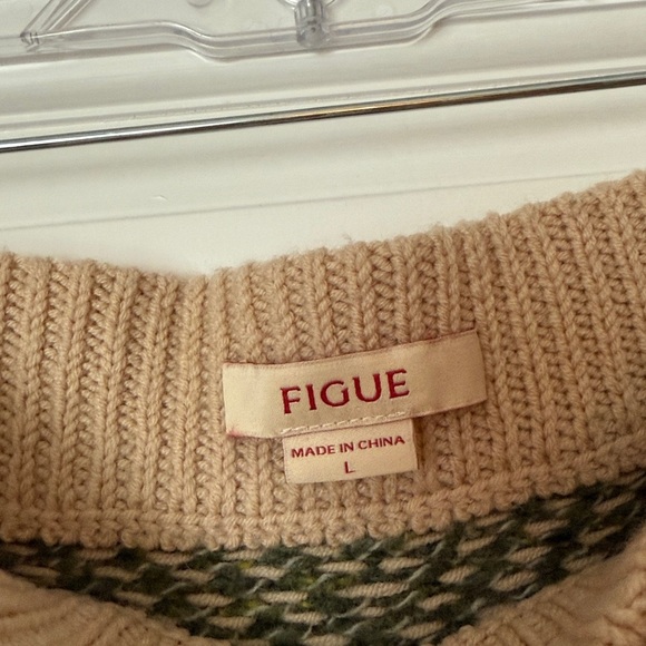 FIGUE Angela Jacquard Knit Sweater Skirt size large EUC - Picture 13 of 15